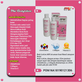 Body Lotion MSI Kemasan Baru