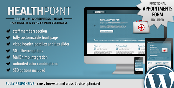 Health Point - Responsive WordPress Landing Page - ThemeForest Item for Sale
