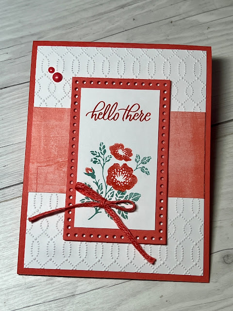 Handmade greeting card using Stampin' Up! Softly Sophisticated Bundle