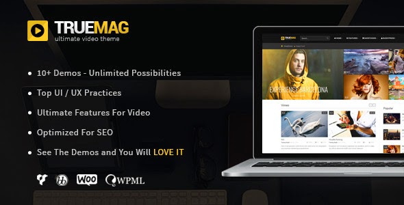 True Mag v3.1.2 - Wordpress Theme for Video and Magazine Free