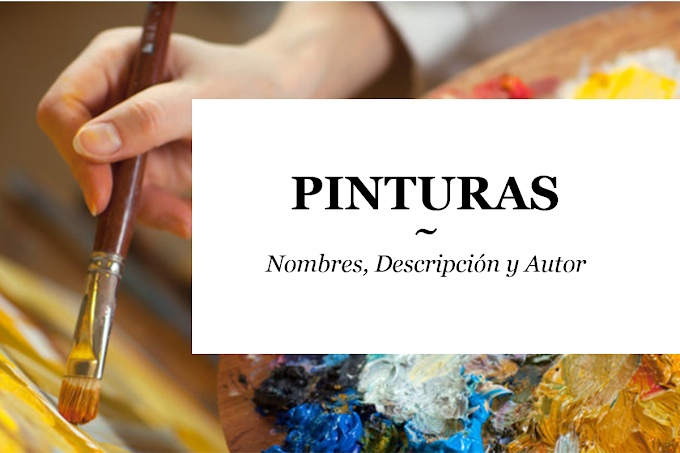 Pinturas y Obras~Nombres, Datos y Autor