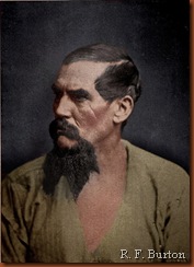 Richard Francis Burton. Portrait