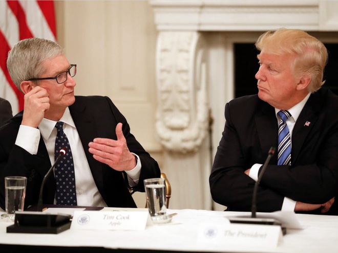 Ông Trump không quan tâm việc Apple có thể mất thị trường 44 tỷ USD