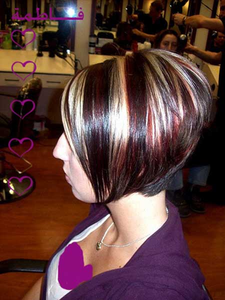 cute short hairstyles and color