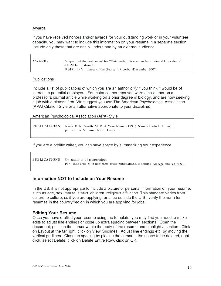 perfect it resume hobbies perfect resume for job application 2019