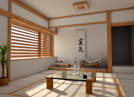 Home Interior Decor on Traditional Interior Design Living Room From Japan