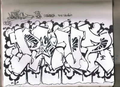 Wildstyle Graffiti, Graffiti Sketches