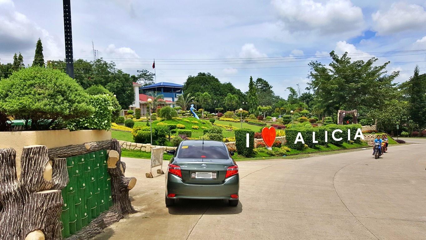 municipal park of Alicia Bohol as viewed from the highway