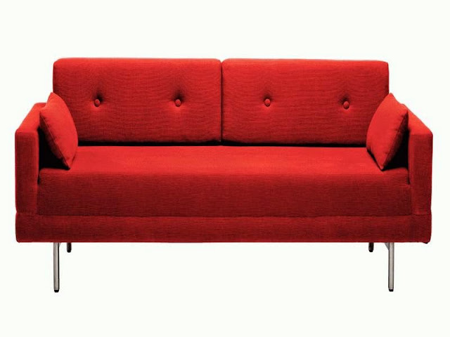 Small Red Sectional Sofa