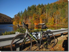 My Fuji CCR3 amidst Lake Logan colors