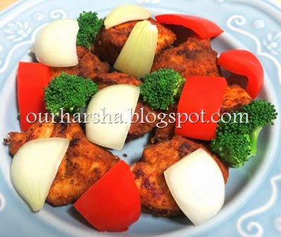 Baked chicken with vegetables (6)