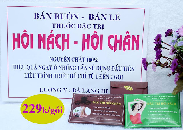 Cách trị hôi chân thuốc lương y bà lang hị