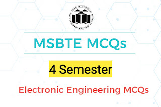 MSBTE 4th Semester Electronic Engineering MCQs with Answers I Scheme | Important MSBTE I Scheme MCQs