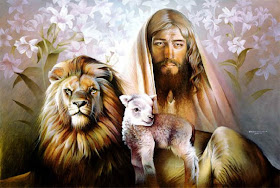 Jesus Lion and Lamb