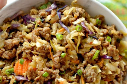 LOW-CARB EASY TO MAKE EGG ROLL IN A BOWL