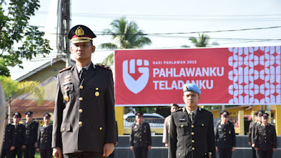 Kenang Jasa Pahlawan, Polres Muba Gelar Upacara Peringatan 