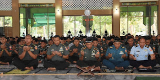Kodam IV/Diponegoro Gelar do'a Bersama Menyambut  HUT Ke-78 TNI dan HUT Ke-73 Kodam IV/Diponegoro