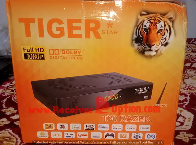TIGER T20 RAZER HD RECEIVER ORIGINAL FLASH FILE