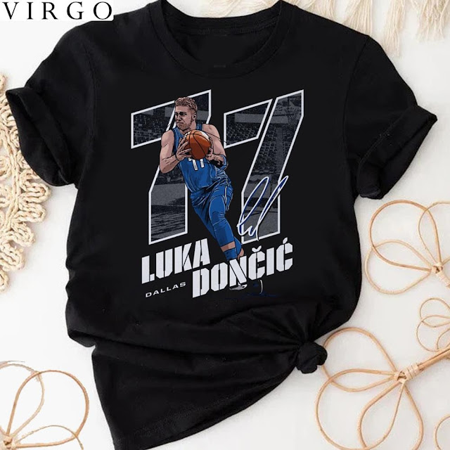 Basketball Team NBA Dallas Mavericks Luka Doncic T-shirt