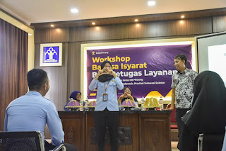 Gelar Workshop Bahasa Isyarat, Rutan Pinrang Gandeng Pusbisindo Provinsi Sulsel