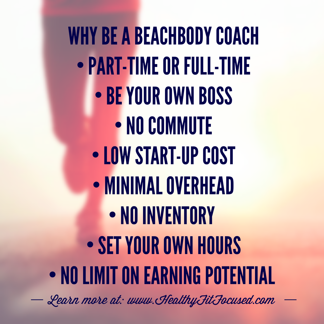 Why Be a Beachbody Coach?  Beachbody Coaching, Helping coaches become successful!  I'm looking for 5 highly motivated people ready to earn a significant income by helping others. www.HealthyFitFocused.com 