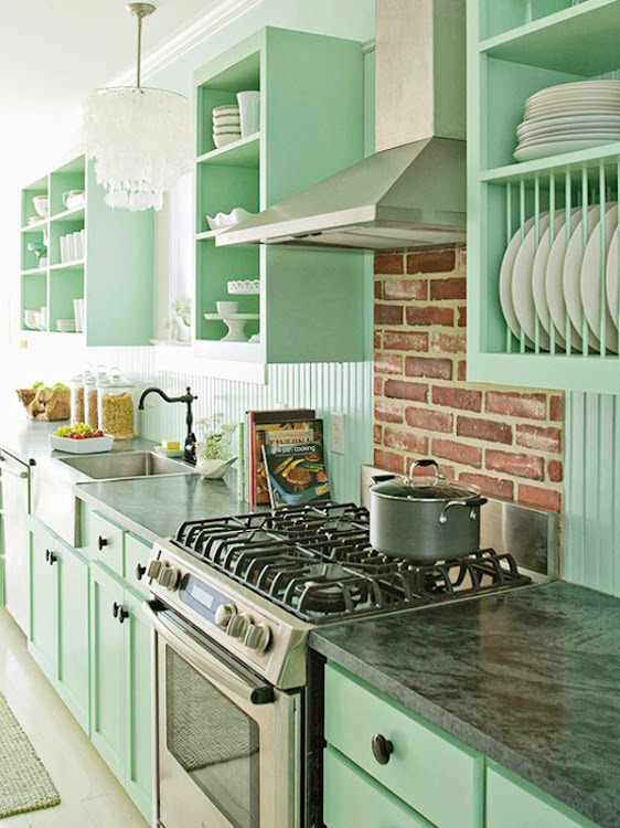 Retro Kitchen Design Idea