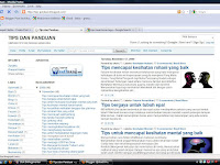 Bina blog Tips dan Panduan