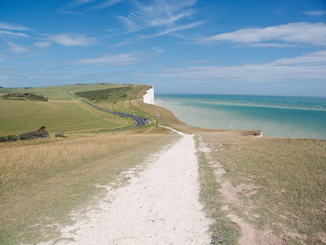 Beachy Head Eastborne England Kreidefelsen