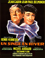 affiche du film de Henri Verneuil UN SINGE EN HIVER 