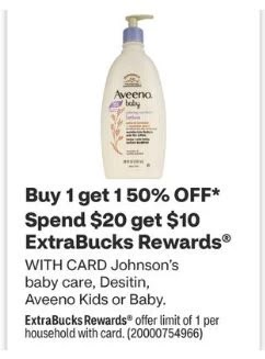 FREE Aveeno Baby Product CVS Deals