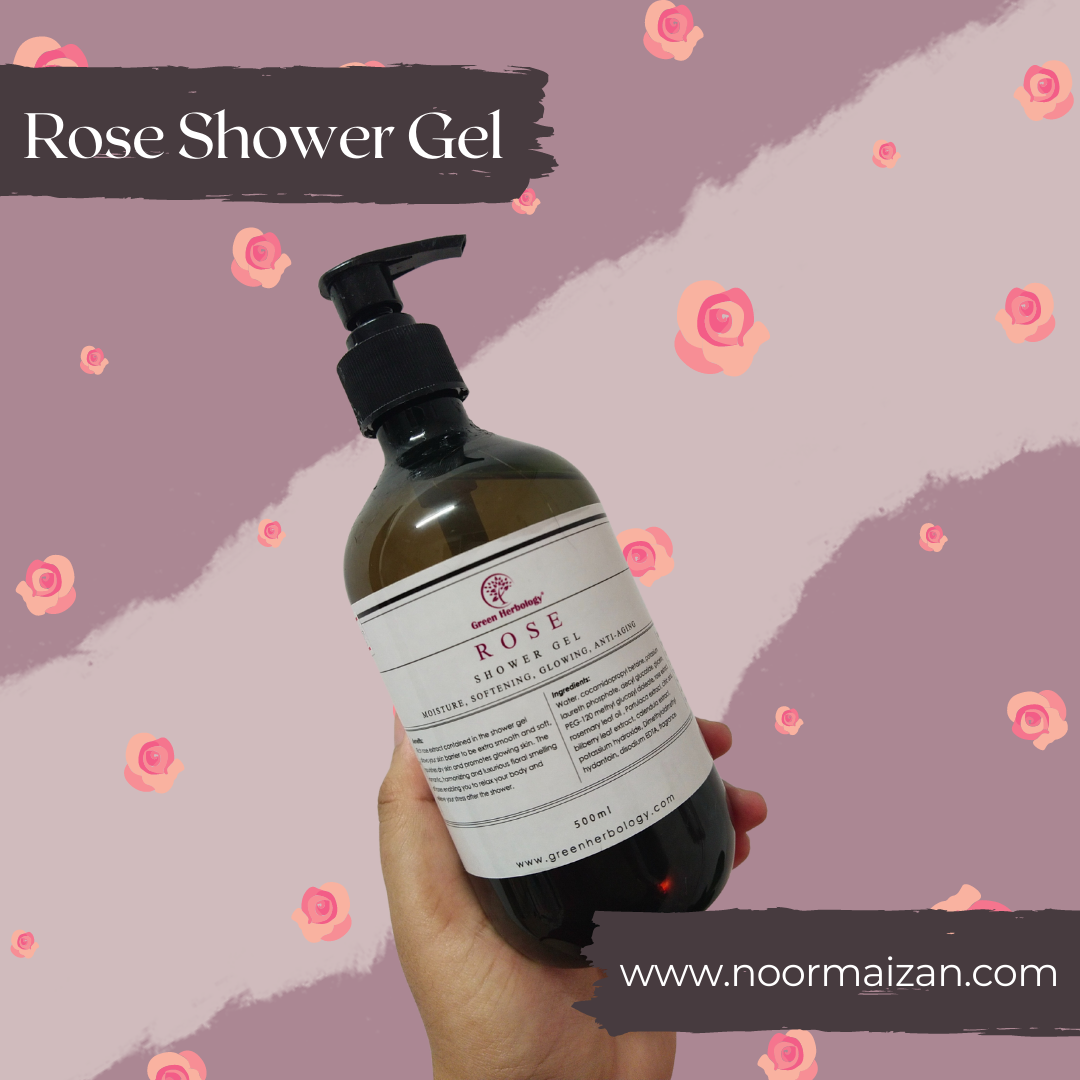 Rose Shower Gel dari Green Herbology