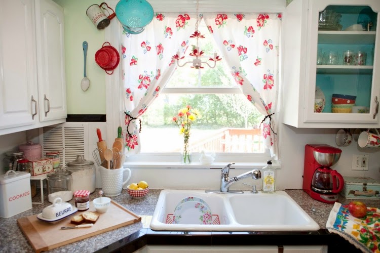 15 Elegant kitchen window curtains for window decoration  colorful Kitchen window curtains for modern kitchen design