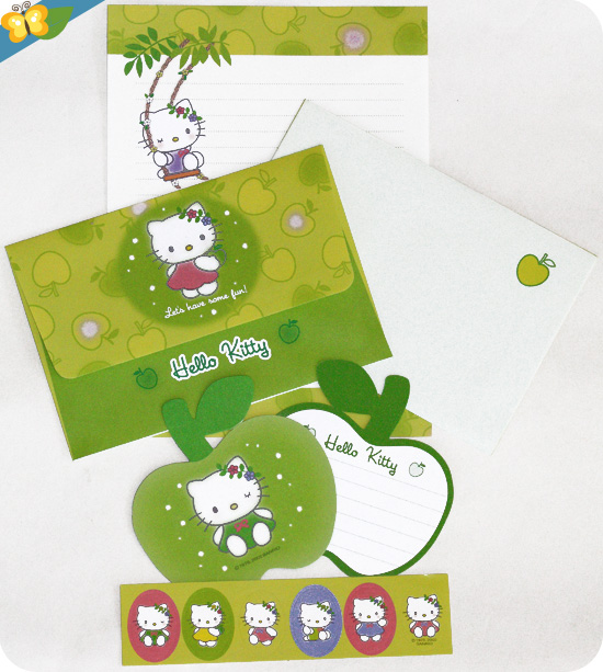 set de papier à lettre Hello Kitty