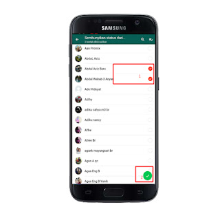 cara privasi status wa