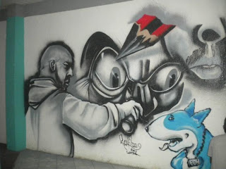 Resultado de imagen de el mejor graffiti del mundo en papel