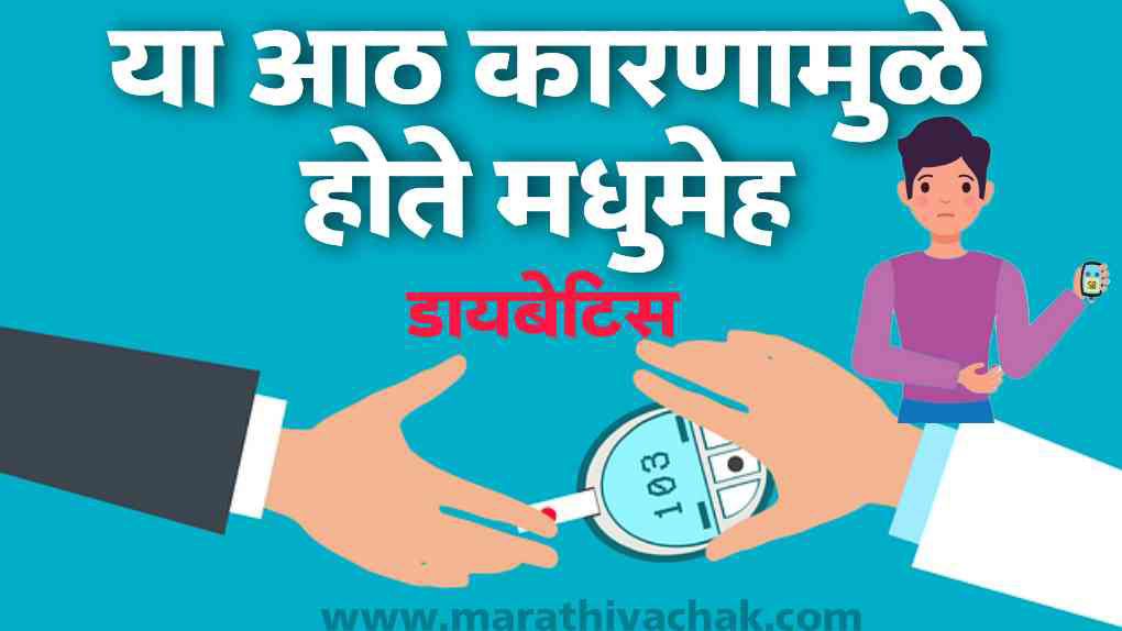 (मधुमेह काशामुळे होतो? या आठ कारणामुळे | उपाय, इन्सुलिन, काय खावे, | diabetes kashamule hoto मधुमेह घरगुती उपाय शुगर साठी आयुर्वेदिक औषध )