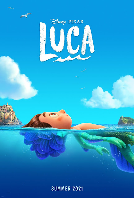 迪士尼與彼思盛夏友晴天首張海報登場, Disney-Pixar-Luca-First-Poster-Release