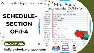 SCHEDULE-SECTION OF:1-4