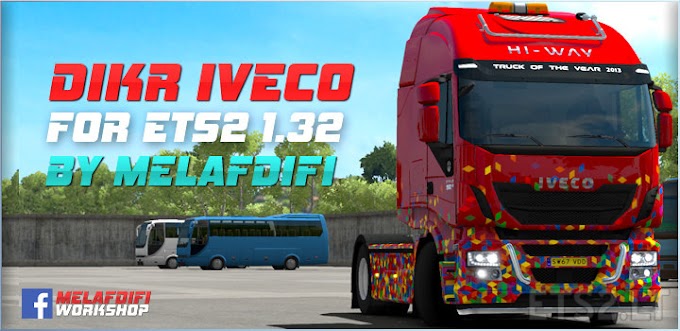 [ETS2 1.32] MohSkinner – Truck Skins – Dikor Iveco Hi Way