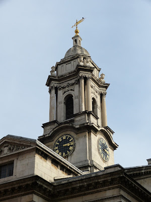 The tower of St George's Hanover Square