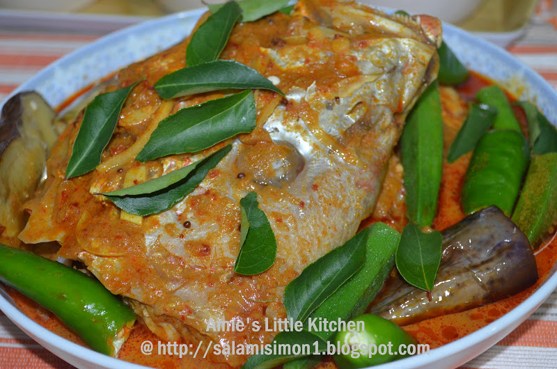 AMIE'S LITTLE KITCHEN: Ikan Merah Masak Kari Mamak Style 