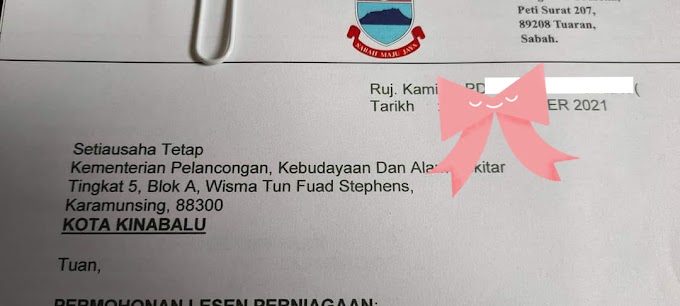 PENGALAMAN BERURUSAN DENGAN PEJABAT KEMENTERIAN PELANCONGAN, KEBUDAYAAN DAN ALAM SEKITAR