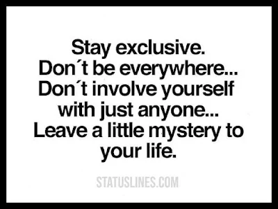 stay exclusive move in silence quote