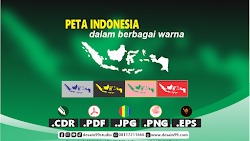 #5 File Mentah Gambar Vektor Peta Indonesia Berbagai Warna Format File  cdr png jpg ai eps pdf