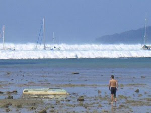 The tsunami in Thailand