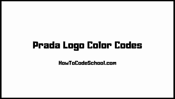 Prada Logo Color Codes