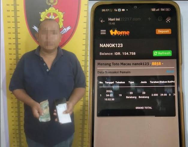 Ungkap Perjudian Online Jenis  Macau di Perbaungan, Satreskrim Polres Sergai Amankan Seorang Pria Botak di Warung Kopi