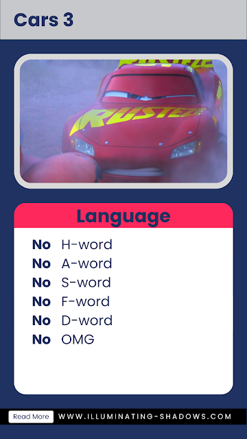 Cars 3 - Language Table - Picture of Lightning McQueen with angry looking face