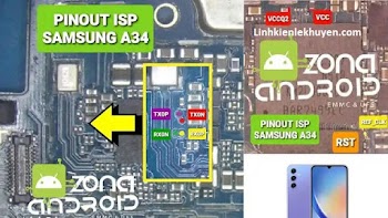 Samsung Galaxy A34 SM-A346B PinOUT