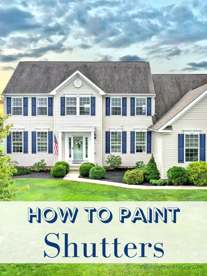 How To Paint Shutters